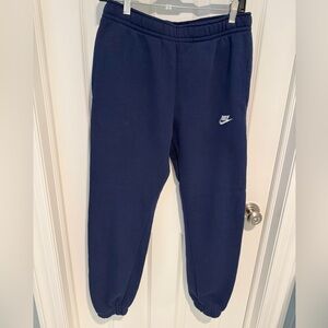Nike Navy Blue Fleece Joggers